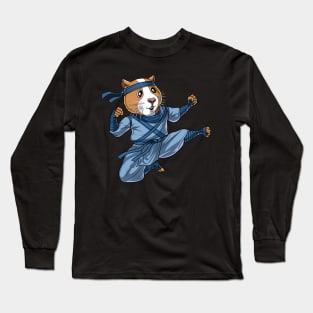 Guinea Pig Ninja Long Sleeve T-Shirt